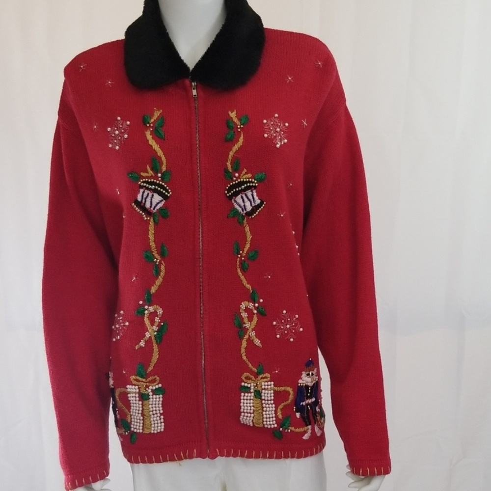 Red Christmas Sweater - Picture 2 of 5
